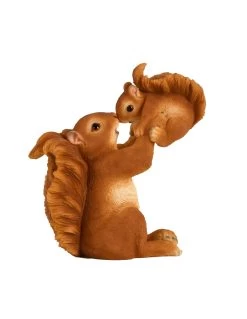 ESSCHERT DESIGN Figurine Ecureuil Avec Son Petit -Art de jardin pour la maison figurine ecureuil avec son petit 1 8