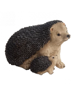 ESSCHERT DESIGN Figurine Hérisson Avec Bébé