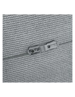 Fixatex Clips De Fixation Pour Brise Vue Tissés Gris