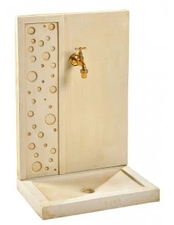 Fontaine Bulle Ivoire En Pierre Reconstituée