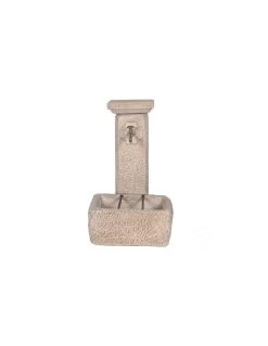 Fontaine Colonne Carrée En Pierre Reconstituée