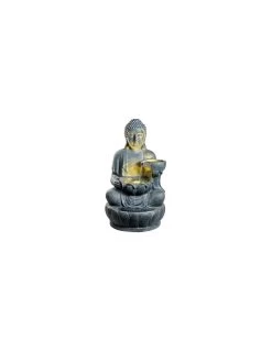 Fontaine Décorative Bouddha Led Anthracite