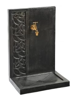 Fontaine Feuille Ivoire Ou Ardoise