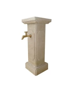 Fontaine Ménestrel En Pierre Reconstituée