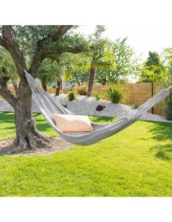 Hamac Yaqui Uni - L.200 X P.150 Cm - Framboise -Art de jardin pour la maison hamac yaqui uni l200 x p150 cm coloris au choix 10