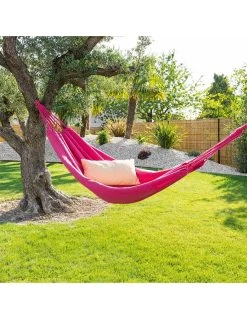 Hamac Yaqui Uni - L.200 X P.150 Cm - Lavande -Art de jardin pour la maison hamac yaqui uni l200 x p150 cm coloris au choix 16