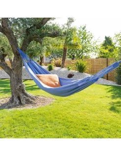 Hamac Yaqui Uni - L.200 X P.150 Cm - Lavande -Art de jardin pour la maison hamac yaqui uni l200 x p150 cm coloris au choix 19