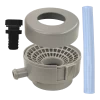 Kit Raccord Gris Pour Chéneau Pour Récupérateur D'eau -Art de jardin pour la maison kit raccord gris pour cheneau pour recuperateur d eau