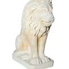 Lion H.48 Cm En Pierre Reconstituée -Art de jardin pour la maison lion h48 cm en pierre reconstituee