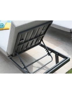 Lounge/Lit Modulo En Aluminium Graphite -Art de jardin pour la maison lit lounge modulo en aluminium graphite proloisirs 12