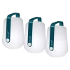 Lot De 3 Lampes D'extérieur Balad H.12cm Christian LOHNER By Fermob - Bleu Acapulco -Art de jardin pour la maison lot de 3 lampes d exterieur balad h12cm christian lohner by fermob 4