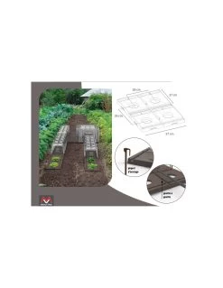 Lot De 6 Modul'o Plak+6 Bouchons - Paillage Rigide Et Durable -Art de jardin pour la maison lot de 6 modul oplak6 bouchons paillage rigide et durable 3