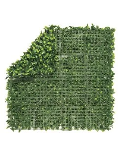 Mur Végétal Artificiel "vertical Lauro" 1x1 M -Art de jardin pour la maison mur vegetal artificiel vertical lauro 1x1 m 3