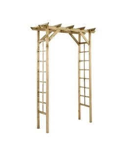 Pergola PASSIFLORE Droite 140xH215xP60 Cm Traitée Autoclave