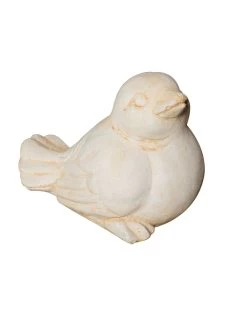 Piaf Regardant à Droite H.14 Cm En Pierre Reconstituée