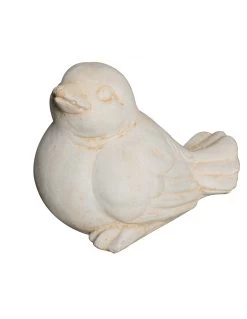 Piaf Regardant à Gauche H.14 Cm En Pierre Reconstituée