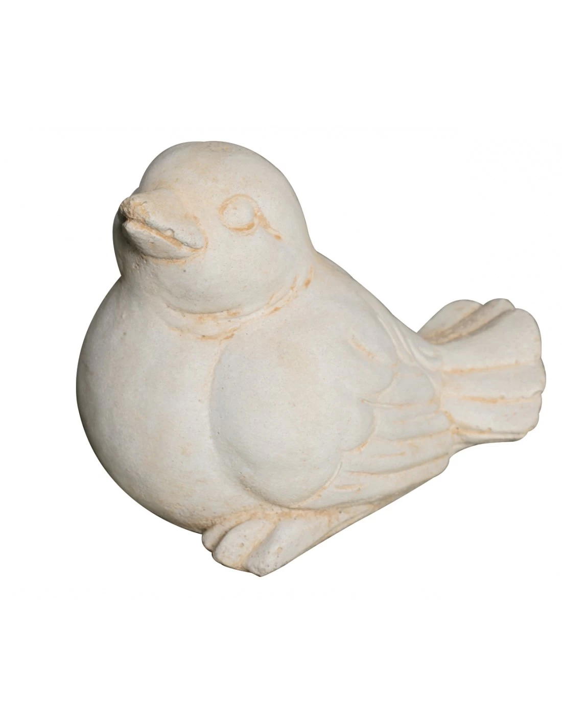 Piaf Regardant à Gauche H.14 Cm En Pierre Reconstituée 3 Piaf Regardant à Gauche H.14 Cm En Pierre Reconstituée