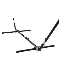 Pied Pour Hamac Réglable - L.311/395 X P.99 X H.112/145 Cm -Art de jardin pour la maison pied pour hamac reglable l311395 x p99 x h112145 cm 3