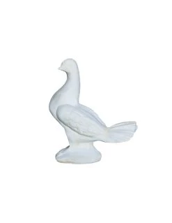 Pigeon Paon Droite H.22 Cm Coloris Au Choix