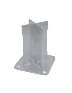 Platine De Fixation Au Choix Pour Poteau Et Panneau Mosaic - Basfix Floor Pour Sol Dur