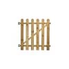 Portillon à Lattes Droites En Bois Traité H100xL100 Cm -Art de jardin pour la maison portillon a lattes droites en bois traite h100xl100 cm