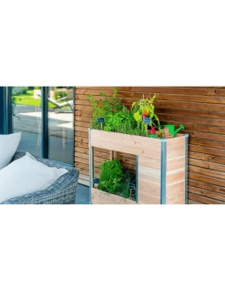 Potager Balcon Composteur 75 X 35 X 80 Cm