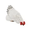 ESSCHERT DESIGN Poule Décorative à Poser Sur Un Mur - Blanche -Art de jardin pour la maison poule decorative a poser set de 3 pieces