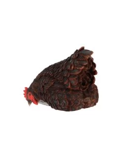 ESSCHERT DESIGN Poule Décorative à Poser Sur Un Mur - Noir -Art de jardin pour la maison poule decorative a poser set de 3 pieces 19