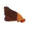 ESSCHERT DESIGN Poule Décorative à Poser Sur Un Mur - Marron -Art de jardin pour la maison poule decorative a poser set de 3 pieces 8