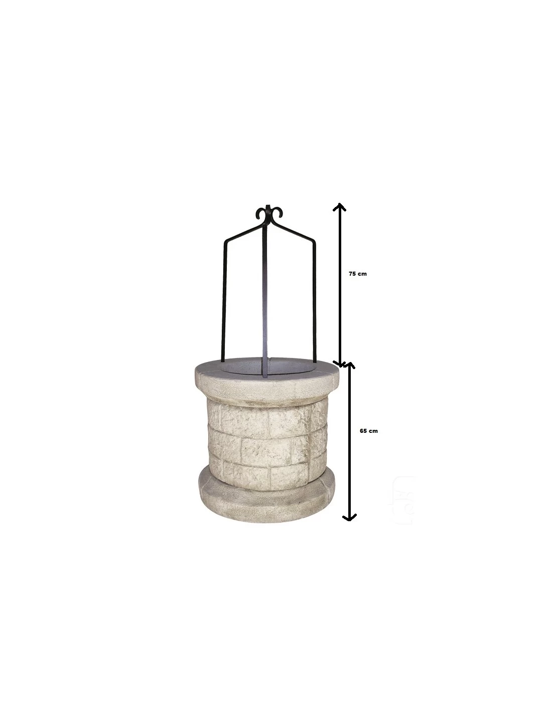 Puits Auvergnat Ø 70 Cm H.140 Cm + Support 4 Puits Auvergnat Ø 70 Cm H.140 Cm + Support – Image 2