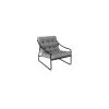 Relax Bord'eau - Aluminium Et Coussin Bubble - Graphite / Chiné Gris -Art de jardin pour la maison relax bord eau aluminium et coussin bubble