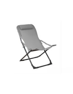 Relax De Jardin Pliant Easy - Graphite / Perle