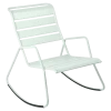 Rocking Chair Monceau En Métal - Menthe Glaciale -Art de jardin pour la maison rocking chair a bascule monceau en metal