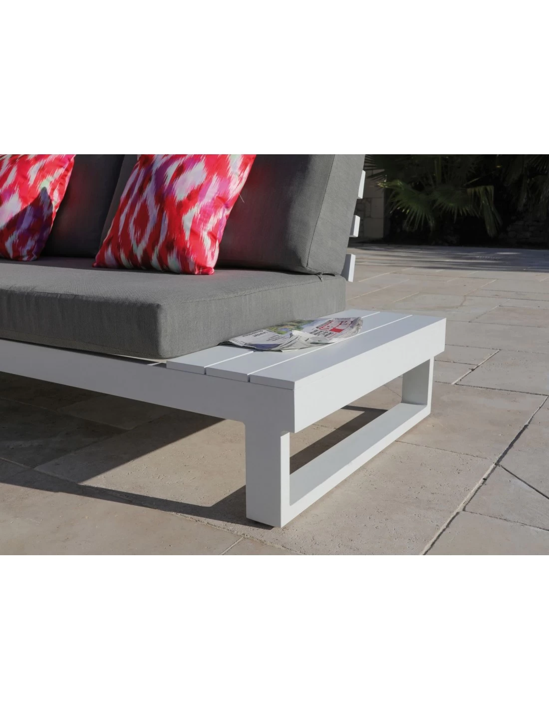 Salon D'angle Staten Avec Tablettes - Grey / Gris 6 Salon D'angle Staten Avec Tablettes - Grey / Gris – Image 4