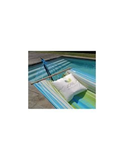 Set Hamac Metalik - Hamac Avec Support - Jobek - Vert Bleu écru 9 Set Hamac Metalik - Hamac Avec Support - Jobek - Vert Bleu écru -Art de jardin pour la maison set hamac metalik hamac avec support toile au choix jobek 2