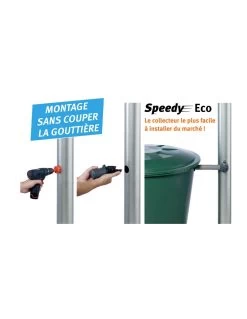 Garantia Speedy Eco Collecteur Filtrant Pour Récupérateur D'eau - Gris -Art de jardin pour la maison speedy eco collecteur filtrant pour recuperateur d eau 2