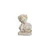 Statue Fillette Au Livre H.24 Cm Patinée Vieillie -Art de jardin pour la maison statue fillette au livre h24 cm patinee vieillie