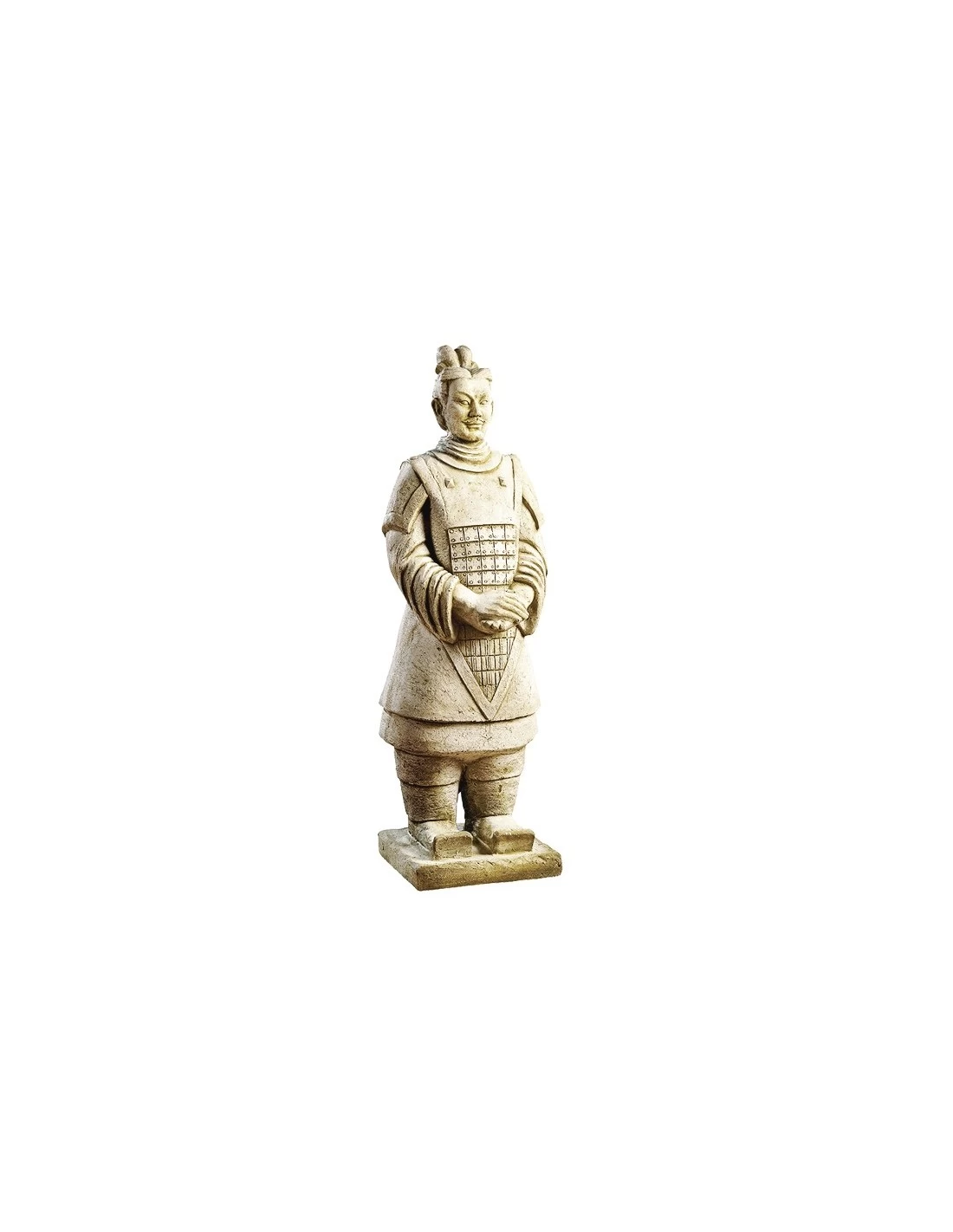 Statue Guerrier Chinois Xian H.102cm Patiné Vieilli 3 Statue Guerrier Chinois Xian H.102cm Patiné Vieilli