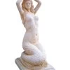 Statue Sirène Jet D'eau Au Choix H.70 Cm -Art de jardin pour la maison statue sirene jet d eau au choix h70 cm