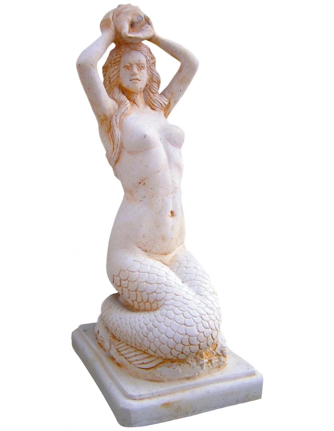 Statue Sirène Jet D'eau Au Choix H.70 Cm 3 Statue Sirène Jet D'eau Au Choix H.70 Cm