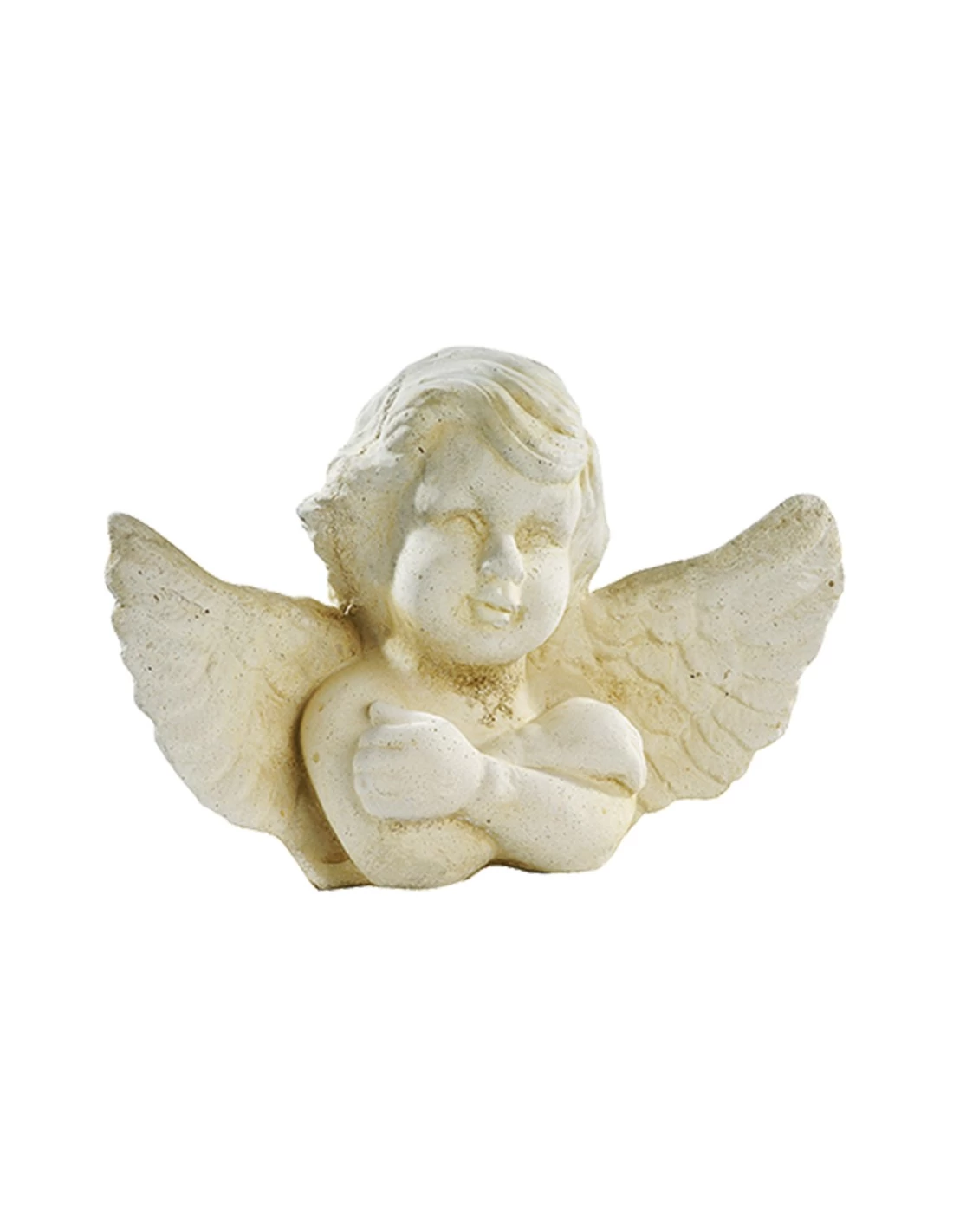 Statue Tête Angelot H.28 Cm En Pierre Reconstituée 3 Statue Tête Angelot H.28 Cm En Pierre Reconstituée