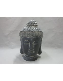 Statue Tête De Bouddha H.47 Cm