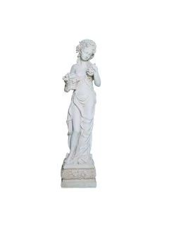 Statue Vénus Aux Raisins H.114 Cm Patinée Vieillie