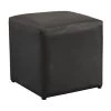 Tabouret CUB 43 X 43 Cm En Aluminium Et Toile TPEP - Noir