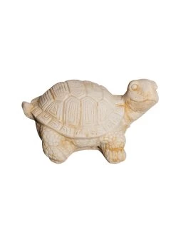 Tortue H.14 Cm Patinée Vieillie