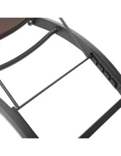 Transat De Jardin Milenio - 5 Positions - Aluminium Et Texaline - Graphite / Anthracite -Art de jardin pour la maison transat de jardin milenio 5 positions aluminium et texaline graphite anthracite 2