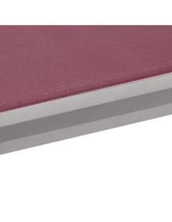 Transat De Jardin Milenio - 5 Positions - Aluminium Et Texaline - Graphite / Bordeaux -Art de jardin pour la maison transat de jardin milenio 5 positions aluminium et texaline graphite bordeaux 4