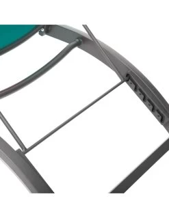 Transat De Jardin Milenio - 5 Positions - Aluminium Et Texaline - Graphite / Émeraude -Art de jardin pour la maison transat de jardin milenio 5 positions aluminium et texaline graphite emeraude 1 2
