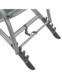 Transat Pliant Samba - 4 Positions - Aluminium Anodisé - Graphite / Olive -Art de jardin pour la maison transat pliant samba 4 positions aluminium anodise graphite olive 6