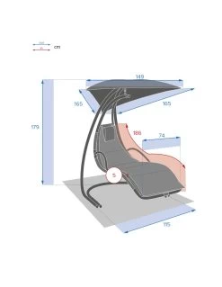Transat Suspendu Majorque Ardoise En Acier époxy 18 Transat Suspendu Majorque Ardoise En Acier époxy -Art de jardin pour la maison transat suspendu majorque ardoise en acier epoxy 7